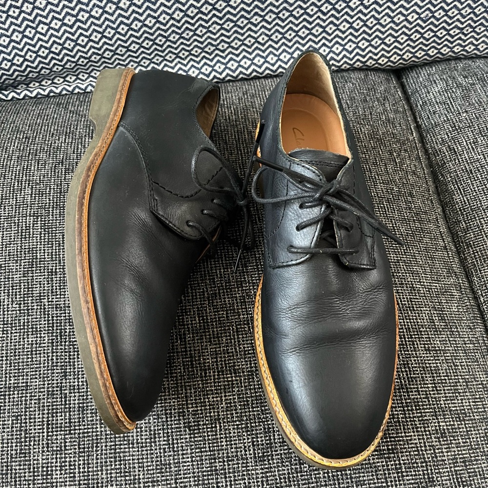 Clarks Leather Oxfords Men's Shoes